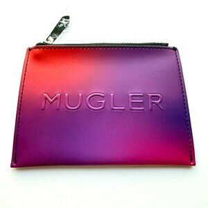 3582 MUGLER WALLET SMALL  COIN PURSE ZIPPERED POUCH